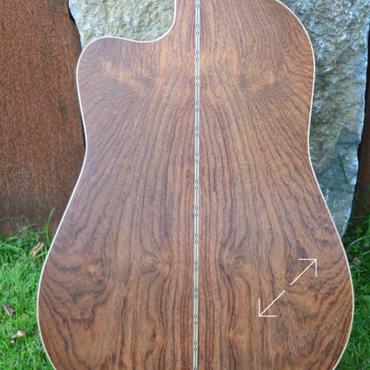 D12 Cutaway Boden aus Amazonas Palisander