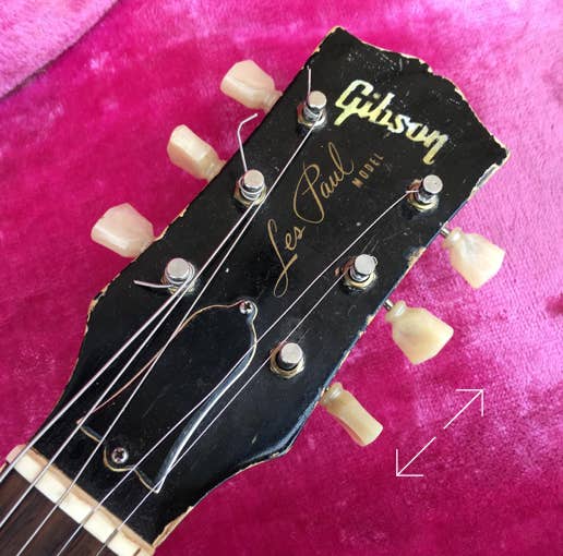 fritz Guitars - 1953 Les Paul Headstock