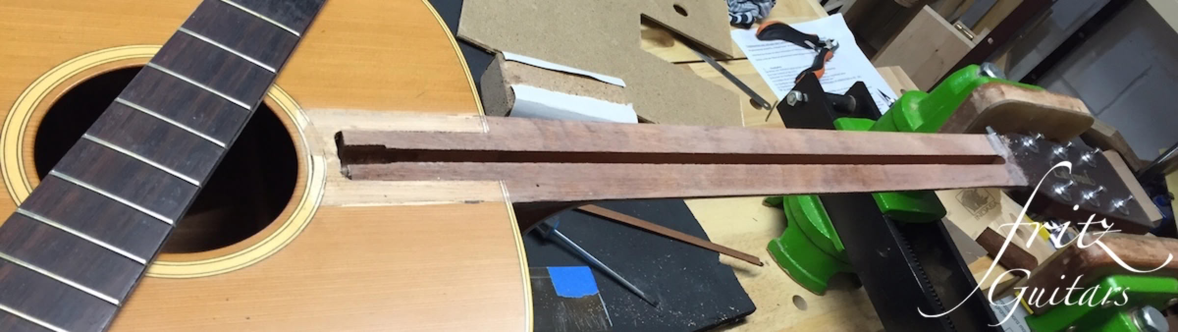 fritz Guitars - Spannstab austauschen