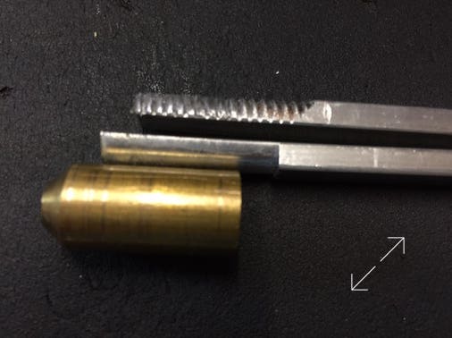 Spannstab defektes Gewinde