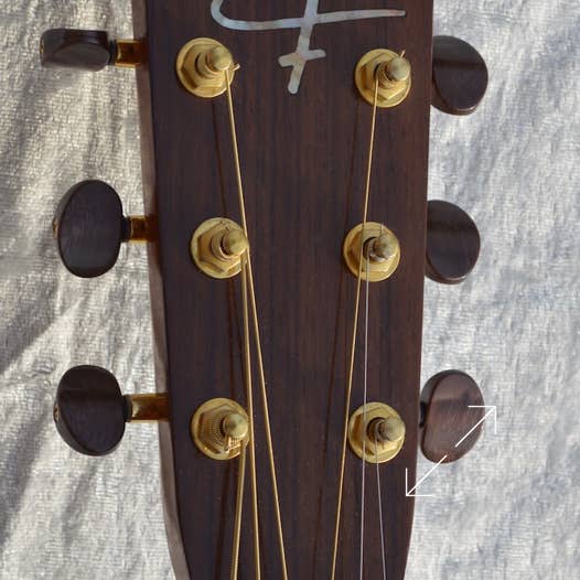 Dreadnought D28 Headstock fritz Guitars