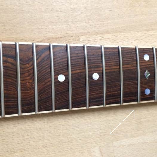 D12 Cutaway Griffbrett aus Cocobolo